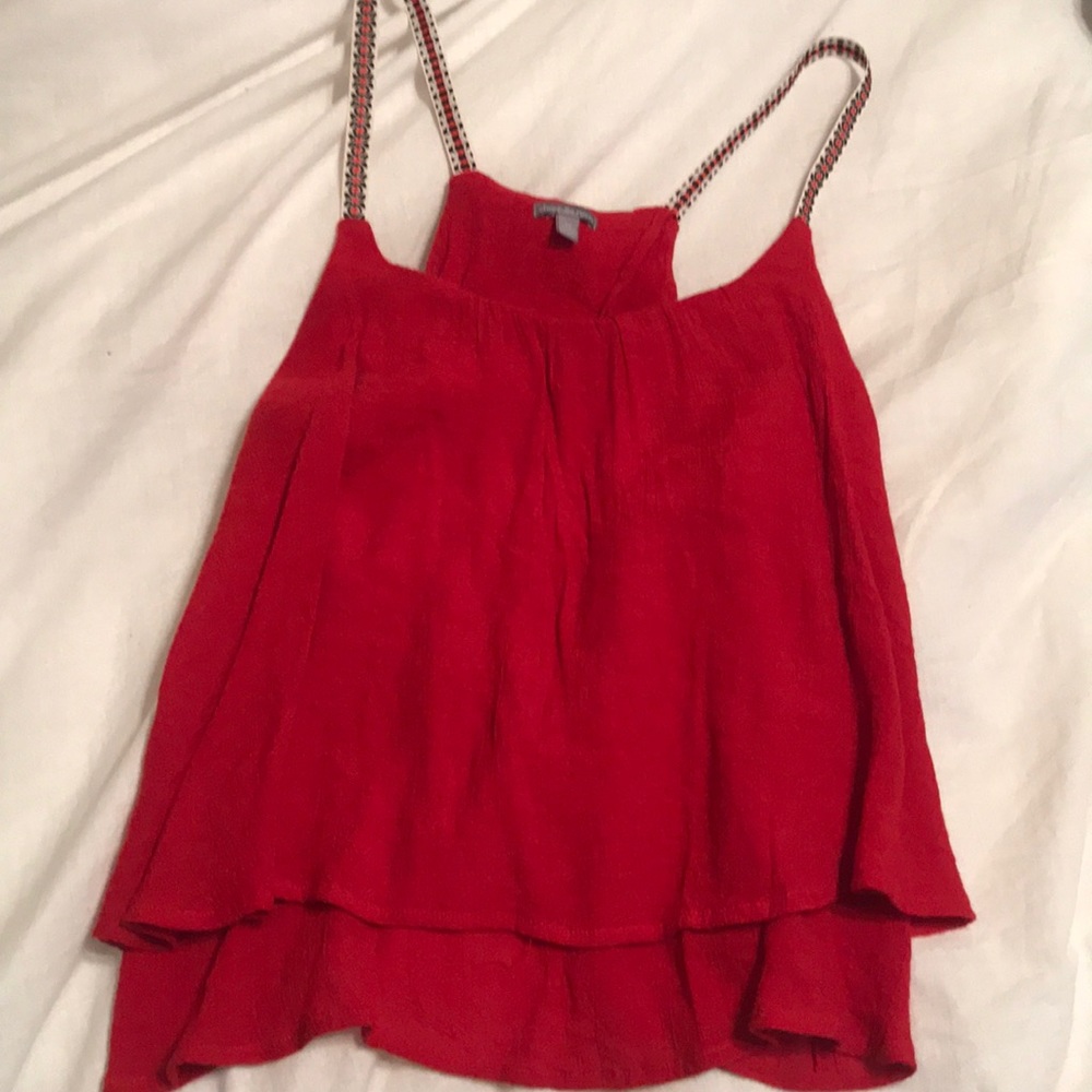Open back tank top